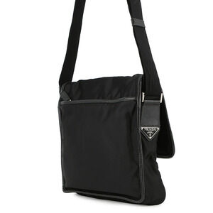 Prada Black Messenger Shoulder Bag